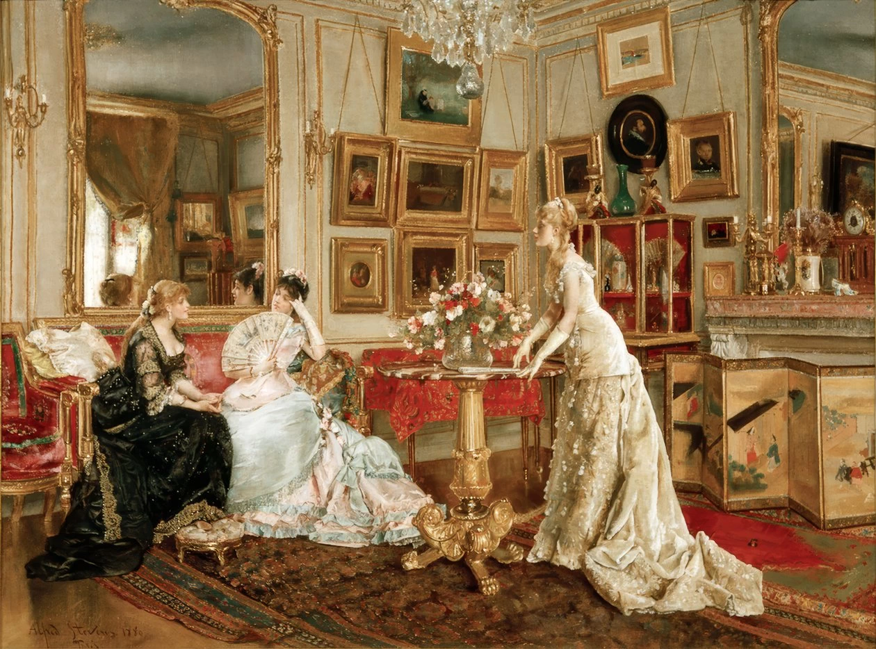 Alfred Émile Stevens - 113, Lo studio del pittore